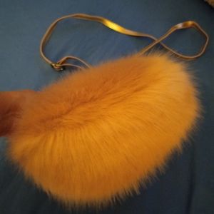 Long suspenders purse pink